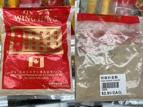 Fraser Health is warning the public not to consume Wing Hing brand sand ginger powder purchased from Wing Hing Trading Co. Ltd., located in the Crystal Mall, Unit 1162 - 4500 Kingsway, Burnaby, BC, as it may contain poisonous monkshood powder.