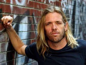 Taylor Hawkins is seen here in Toronto during a promotional stop in 2001.