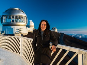 Laurie Rousseau-Nepton is the resident astronomer at the Canada-France-Hawaii Telescope. STÉPHANE COURTEAU