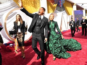 Will Smith and Jada Pinkett Smith attend the 94th Oscars at the Dolby Theatre in Hollywood, Calif., on March 27, 2022.