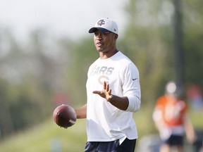 Henry Burris was the Chicago Bears’ offensive quality control coach in the 2021 NFL season.