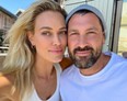 DWTS star Maksim Chmerkovskiy and wife Petra Murgatroyd in a photo posted to her Instagram in September 2021 with a Malibu placeline.