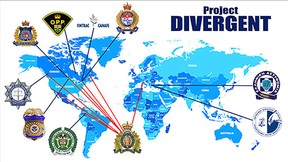Das 2018 gestartete Projekt Divergent berührte Manitoba, Toronto, Vancouver, die USA, Kolumbien und Griechenland.