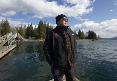 The Tsleil-Waututh Nation have commissioned reports documenting the erosion of the shoreline around Burrard Inlet, changes to sea life and industrial pollution since contact. Pictured is Gabriel George, director of treaty, lands and resources department for the Tsleil-Waututh Nation Tuesday, March 8, 2022.