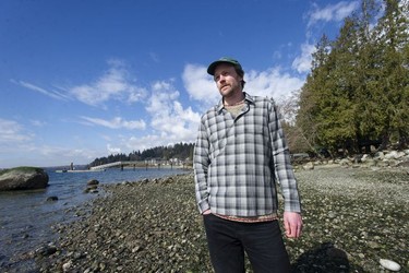 The Tsleil-Waututh Nation have commissioned reports documenting the erosion of the shoreline around Burrard Inlet, changes to sea life and industrial pollution since contact. Pictured is Spencer Taft, cumulative effects manager for the Tsleil-Waututh Nation, Tuesday, March 8, 2022.