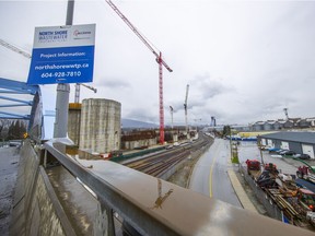 A file photo of the plant during early construction.