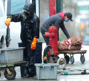 Scenes from Chinatown as seniors are facing challenges due to street crime and violence in their neighbourhood, in Vancouver,  BC., on March 3, 2022.