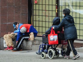 Scenes from Chinatown as seniors are facing challenges due to street crime and violence in their neighbourhood, in Vancouver,  BC., on March 3, 2022.