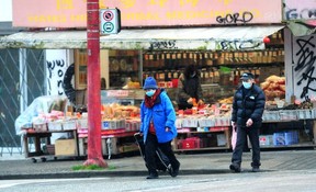 Scenes from Chinatown as seniors are facing challenges due to street crime and violence in their neighbourhood, in Vancouver,  BC., on March 3, 2022.