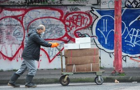 Scenes from Chinatown as seniors are facing challenges due to street crime and violence in their neighbourhood, in Vancouver,  BC., on March 3, 2022.