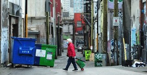 Scenes from Chinatown as seniors are facing challenges due to street crime and violence in their neighbourhood, in Vancouver,  BC., on March 3, 2022.