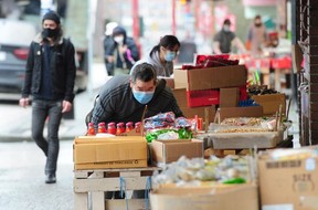 Scenes from Chinatown as seniors are facing challenges due to street crime and violence in their neighbourhood, in Vancouver,  BC., on March 3, 2022.