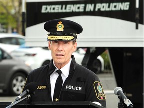 Delta Police Chief Neil Dubord in May 2021.