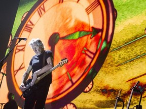 VANCOUVER. October 28 2017. Pink Floyd co-founder Roger Waters performs on his Us + THEM tour at Rogers Arena, Vancouver, October 28 2017.  Gerry Kahrmann  /  PNG staff photo) ( Prov / Sun News )  00051126A Story by 	Stuart Derdeyn [PNG Merlin Archive]