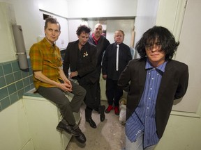 Rock band Slow, November 28, 2017. Left to right: Christian Thorvaldson, Ziggy Sigmund, Stephen Hamm, Terry Russell and Tom Anselmi.