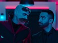 Vancouver's Lee Majdoub stars as Agent Stone, right, the trusty sidekick to the wonderfully evil Dr. Robotnik played by Jim Carrey. The film opens on April 8.