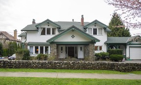 This home was built on West Second Avenue in Vancouver in 1912 for mattress maker Robert Hunter.