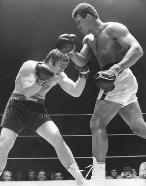 Chuvalo received many punishments in battle, but never fell. Ralph Bauer/Vancouver Sun