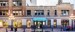 The exterior of Secret Location at 1 Water St. in Gastown.