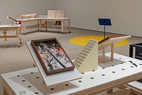The installation of a minaret for the general's wife is on display at the Richmond Art Gallery.