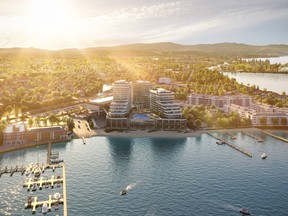 Aqua’s final phase of homes is situated directly on Okanagan Lake. SUPPLIED