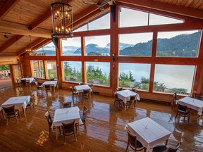 Inlets Restaurant is the hub of the West Coast Wilderness Lodge.
