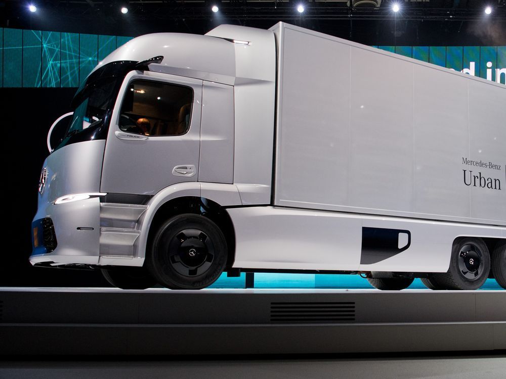 Daimler's Urban eTruck electric truck.