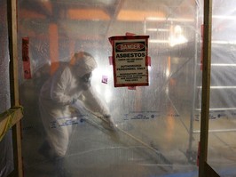 Asbestos worksite