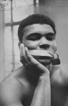 June 11, 1963.  Muhammad Ali when he was known as Cassius Clay.