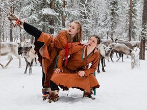 Coastal Dance Liv-and-Marika: Sámi artists Liv Aira and Marika Renhuvud perform at the 15th annual Coastal Dance Festival April 20-24 at Anvil Centre.