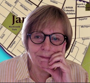 Marg Gardiner, President of the James Bay Neighborhood Association and Fair Sailing Groups.