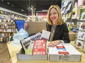 Podcaster Amy Mair has partnered with the Book Warehouse on Main Street to create book subscription boxes. The first box with the new Susan Juby novel Mindful of Murder is a great Mother’s Day gift for the mom who loves a good read.