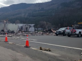 Handout photo of an area in Lytton that a resident says was used for a commercial.