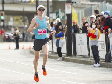 Benjamin Preisner finishes 2nd during Vancouver Sun Run on April 24, 2022.