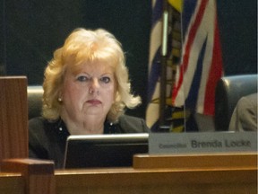 Coun. Brenda Locke at Surrey City Hall on April 25, 2022.