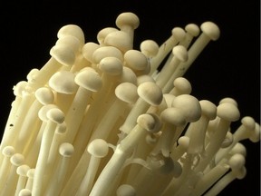 File photo: Enoki mushrooms