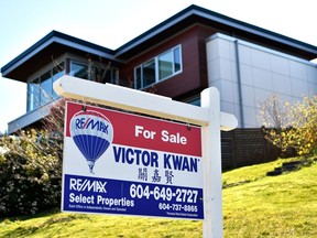 Residential home sales are down across the Lower Mainland.