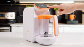 The Quook baby food processor. SUPPLIED