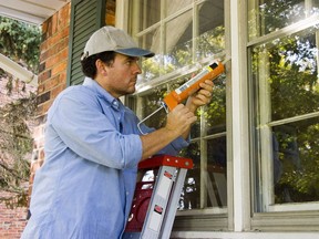 Caulking, sealing and weather stripping all cracks and large openings can cut back on air leaks that let hot outdoor air in.