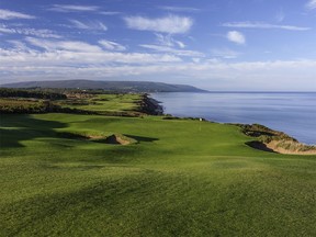 Cabot Links is located along the coast of Cape Breton, between the Atlanic Ocean and Inverness.