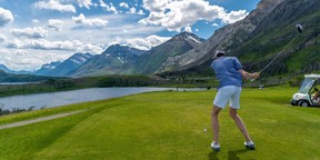Waterton Lakes Golf course is located in Waterton National Park (2.5 hours south of Calgary).