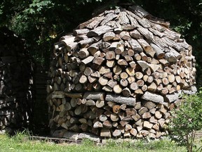 The Norwegians famously stack their wood in huge circular piles that resemble silos. They are breathtaking to behold, in their own weirdly fastidious way. But then, Norwegians are weirdly fastidious about wood-stacking.