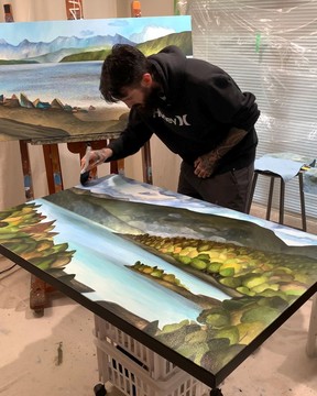 Port Moody Inlet by Sam Siegel of Sam's Original Art.