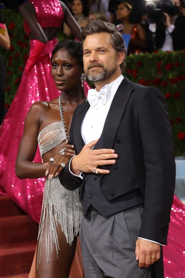 Jodie Turner-Smith and Joshua Jackson attends The 2022 Met Gala Celebrating "In America: An Anthology of Fashion" at The Metropolitan Museum of Art on May 02, 2022 in New York City.