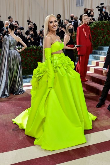 Gwen Stefani attends The 2022 Met Gala Celebrating "In America: An Anthology of Fashion" at The Metropolitan Museum of Art on May 2, 2022 in New York City.