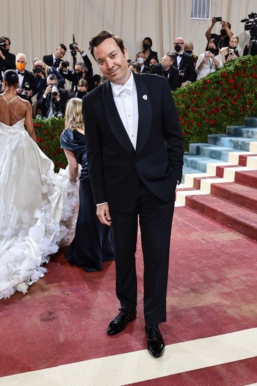 Jimmy Fallon attends The 2022 Met Gala Celebrating "In America: An Anthology of Fashion" at The Metropolitan Museum of Art on May 2, 2022 in New York City.