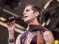 Janes Addiction lead singer Perry Farrell performs at the Mount Currie stage at the Pemberton Music Festival, July 18, 2015.