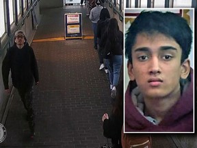 Maanav Kinkar, 18, was captured on surveillance footage from a SkyTrain station on May 26, hours before his death.