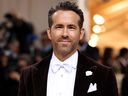 Ryan Reynolds arrives at the In America: An Anthology of Fashion themed Met Gala at the Metropolitan Museum of Art in New York City, New York, U.S., May 2, 2022.