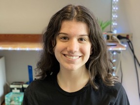 Grade 12 student Faith Long says a book like First Nations 101 by Lynda Gray is an excellent resource to help non-Indigenous people understand the issues that face Indigenous people in this country. Photo credit: Danielle Dueck